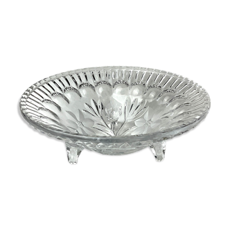 Empty glass pocket on three legs