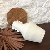 White totem vase - Cassandre Bouilly