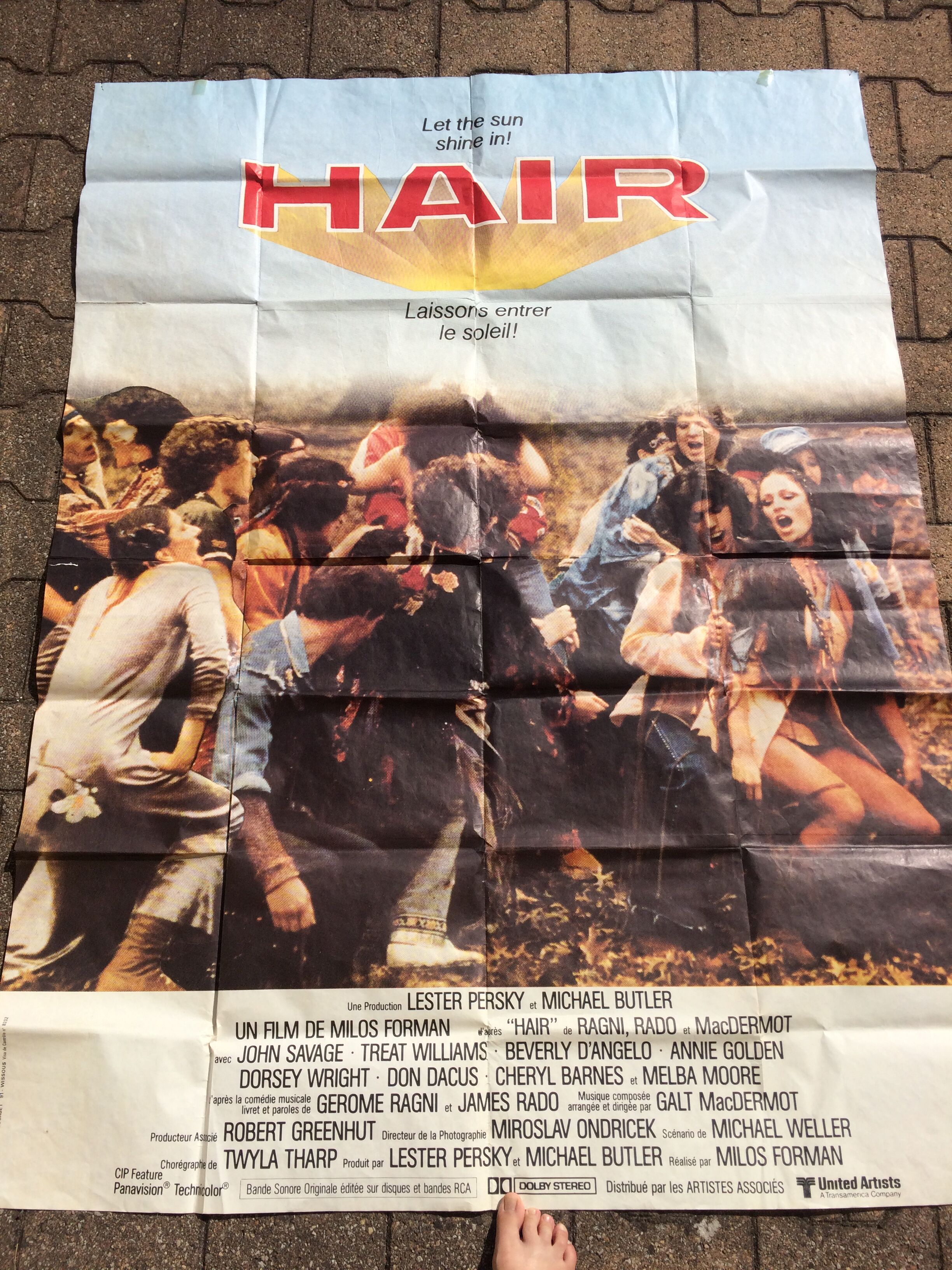 Movie poster "Hair"