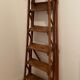 Escabeau old foldable in wood