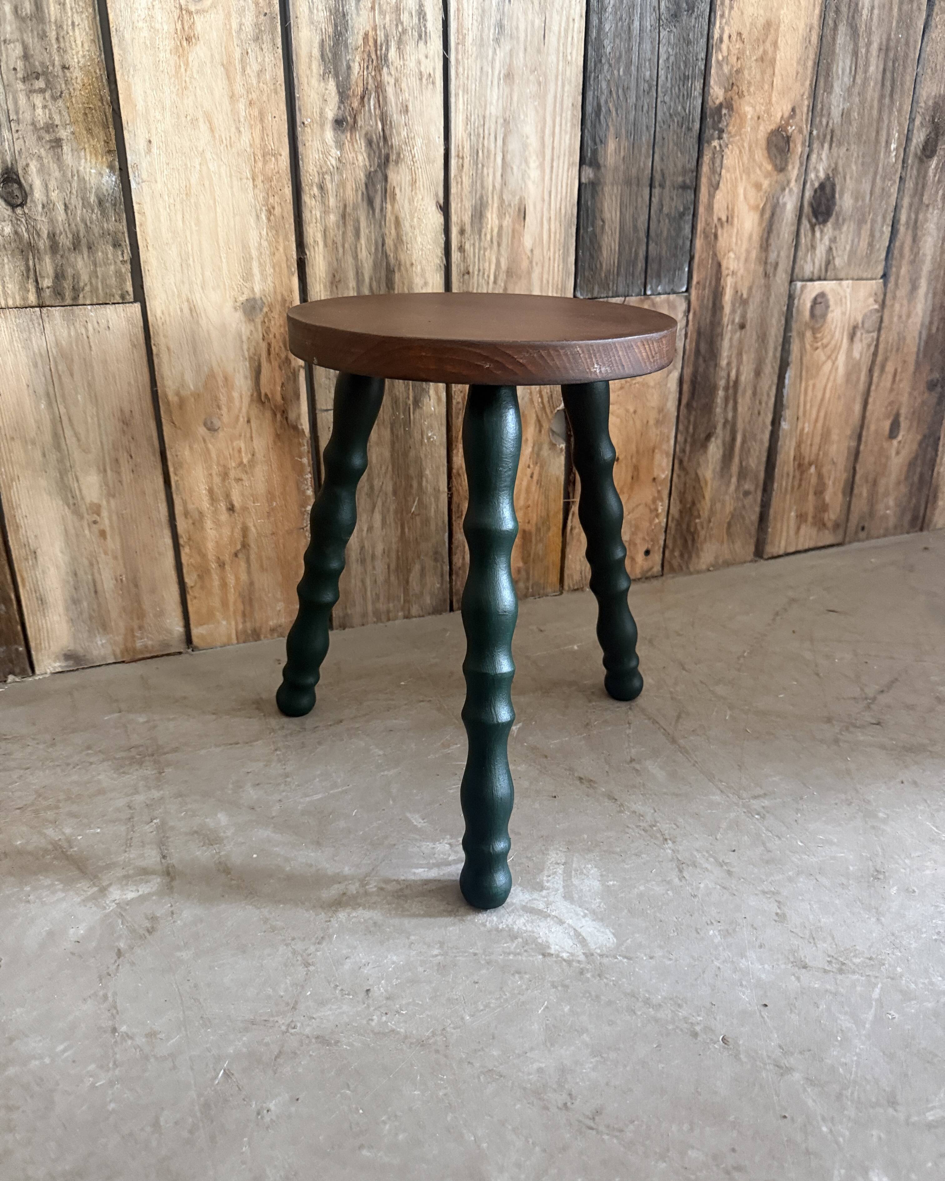 Restored tripod stool