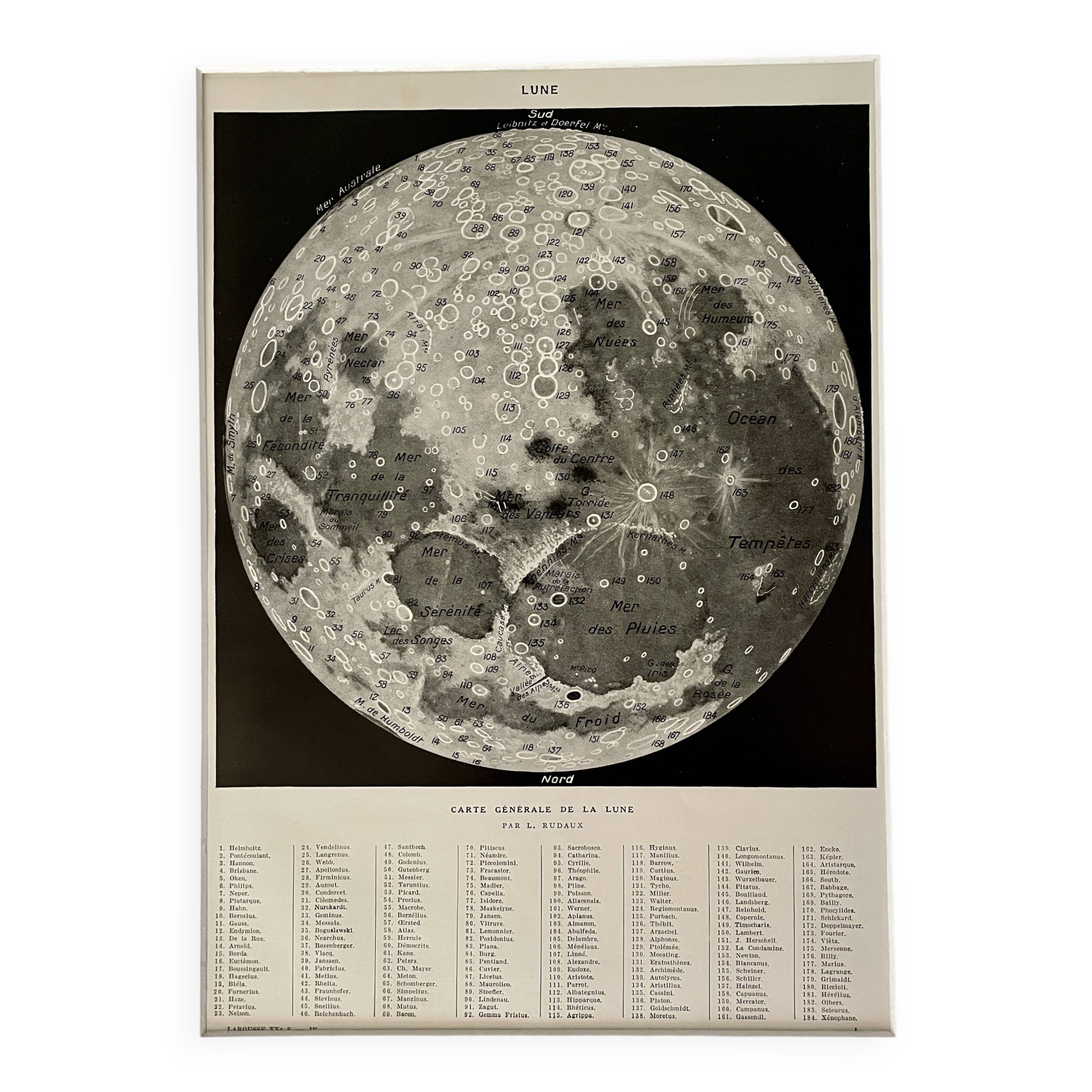 Photographic plate on the moon - 1930