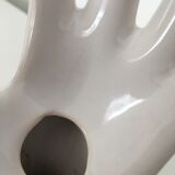 Hand ringed white ceramic 70