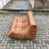 Ligne Roset Togo 2seater, Cognac Leather