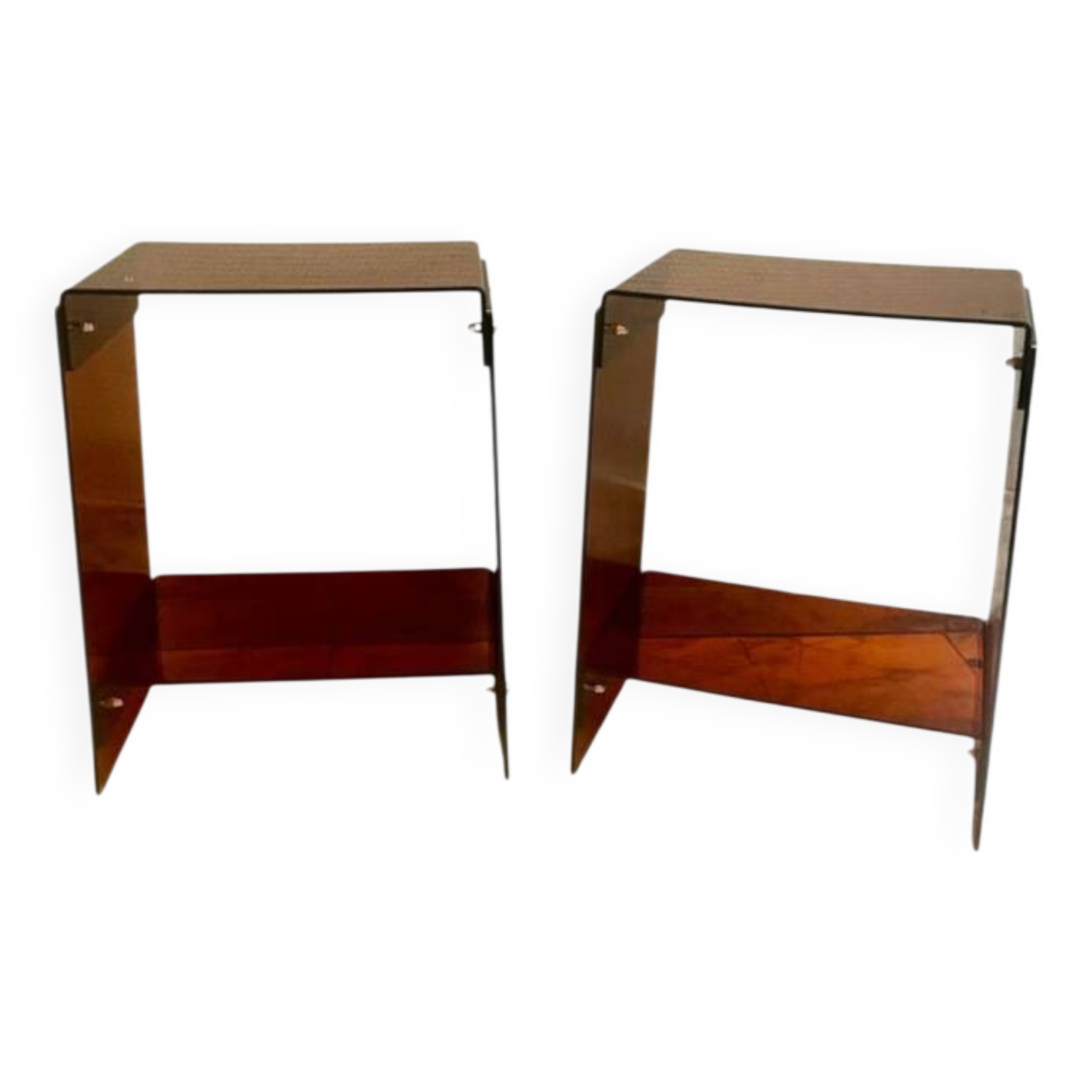 Pair of Roche Bobois bedside tables or sofa ends