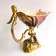 Late Art Deco bronze and porcelain centrepiece.