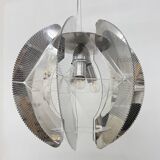 Vintage hanging lamp Paul Secon wire with plexiglass