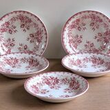 5 deep plates Sarreguemines