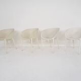 Set of 4 "Soft Egg" chairs by Philippe Starck for Driade, Italy