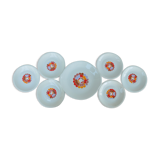 Set of 6 pie plates and dessert plates