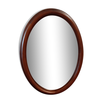Miroir ovale ancien biseauté 60x80cm