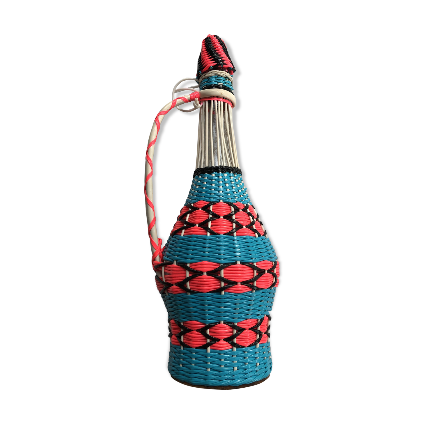 Vintage scoubidou canister