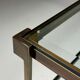 Table basse en verre vintage