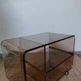 Michel Dumas plexiglass table 1970