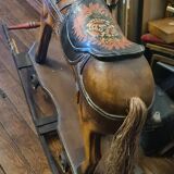 Wooden rocking horse