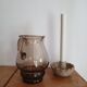 Smoked glass decanter