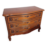 Commode en bois à 3 tiroirs