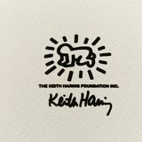 1990s Keith Haring Limited Edition Lithograph Numbered in Pencil. After