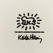 1990s Keith Haring Limited Edition Lithograph Numbered in Pencil. After