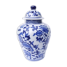 White vase - porcelain blue