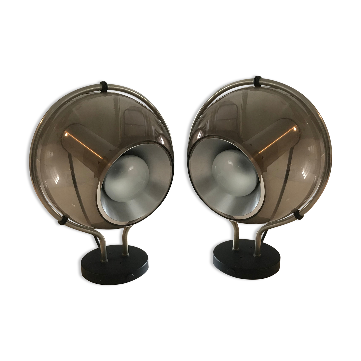 Pair of sconces Raak 1970 vintage