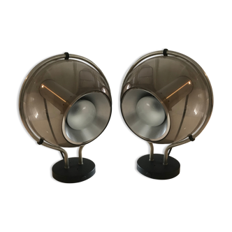 Pair of sconces Raak 1970 vintage