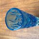 Glass vase with bark design by Ingrid Glas, Germany, 1960s.