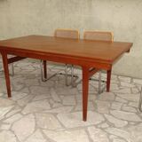 Scandinavian table in expandable teak 1960