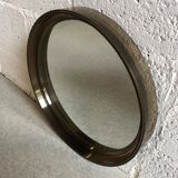 Round bathroom mirror 70s