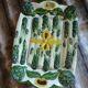 Old Vallauris slipware plate