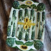 Old Vallauris slipware plate