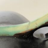 Art Deco vase flamed sandstone tripod