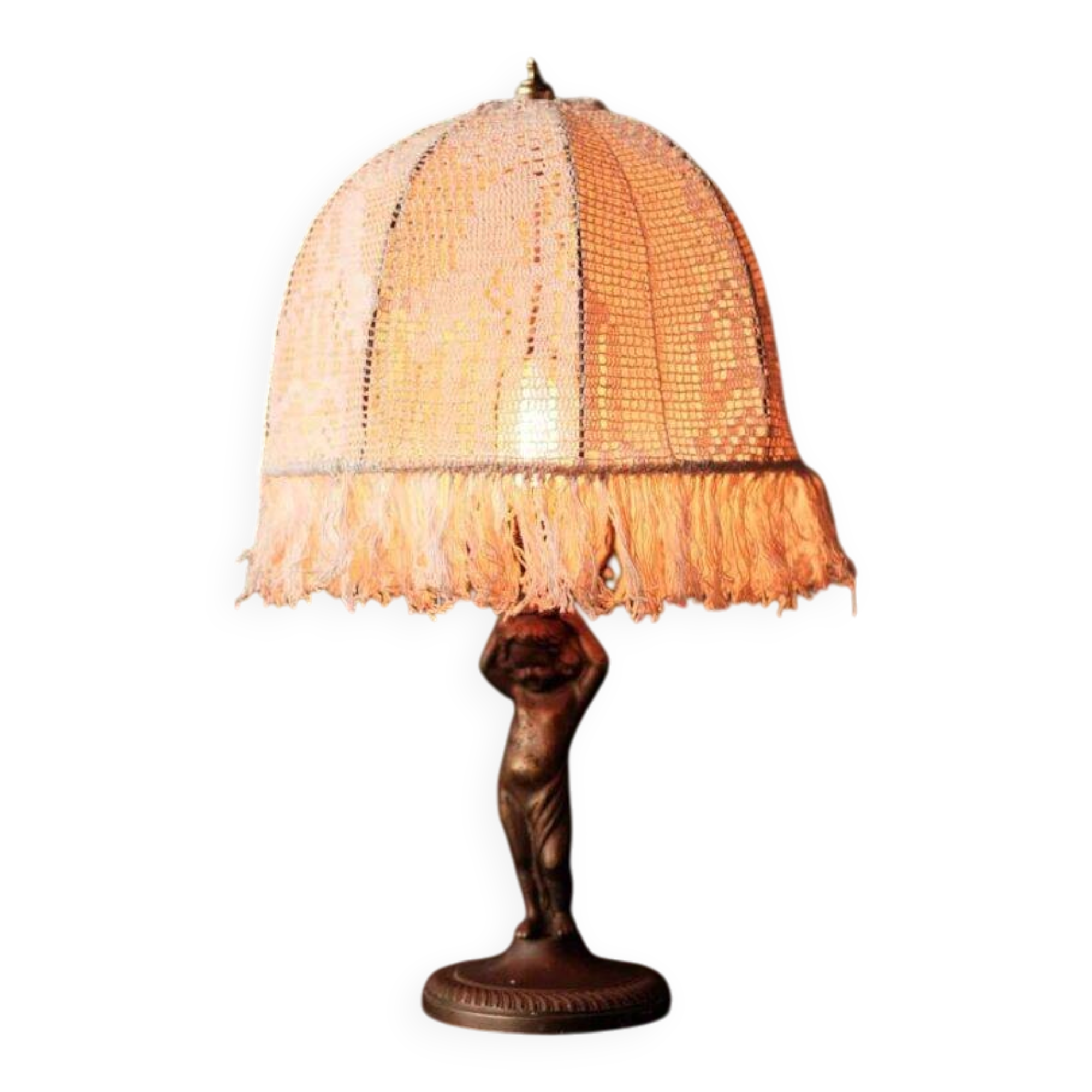 Lampe de table avec motif enfant