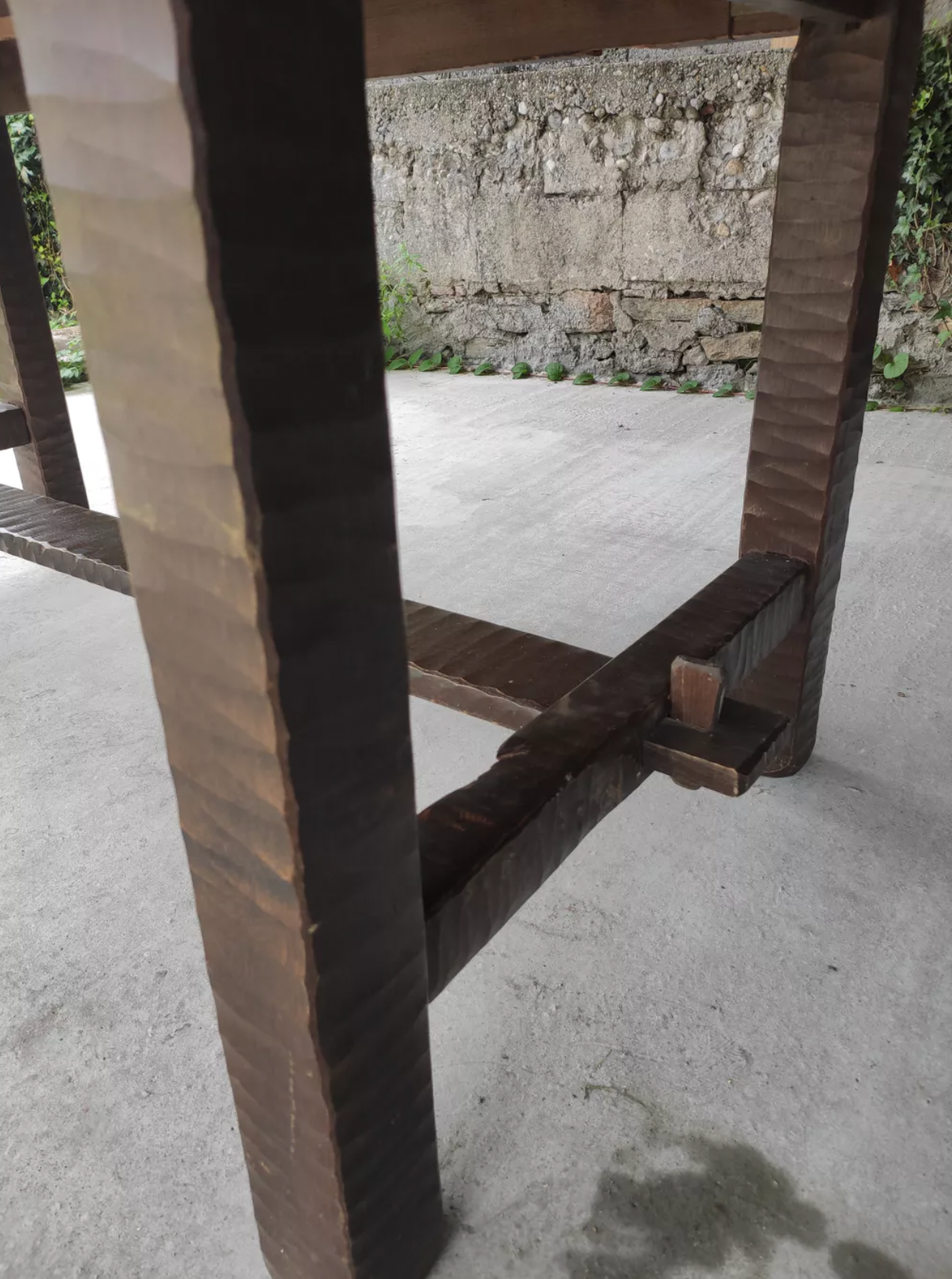 Brutalist farm table 1970