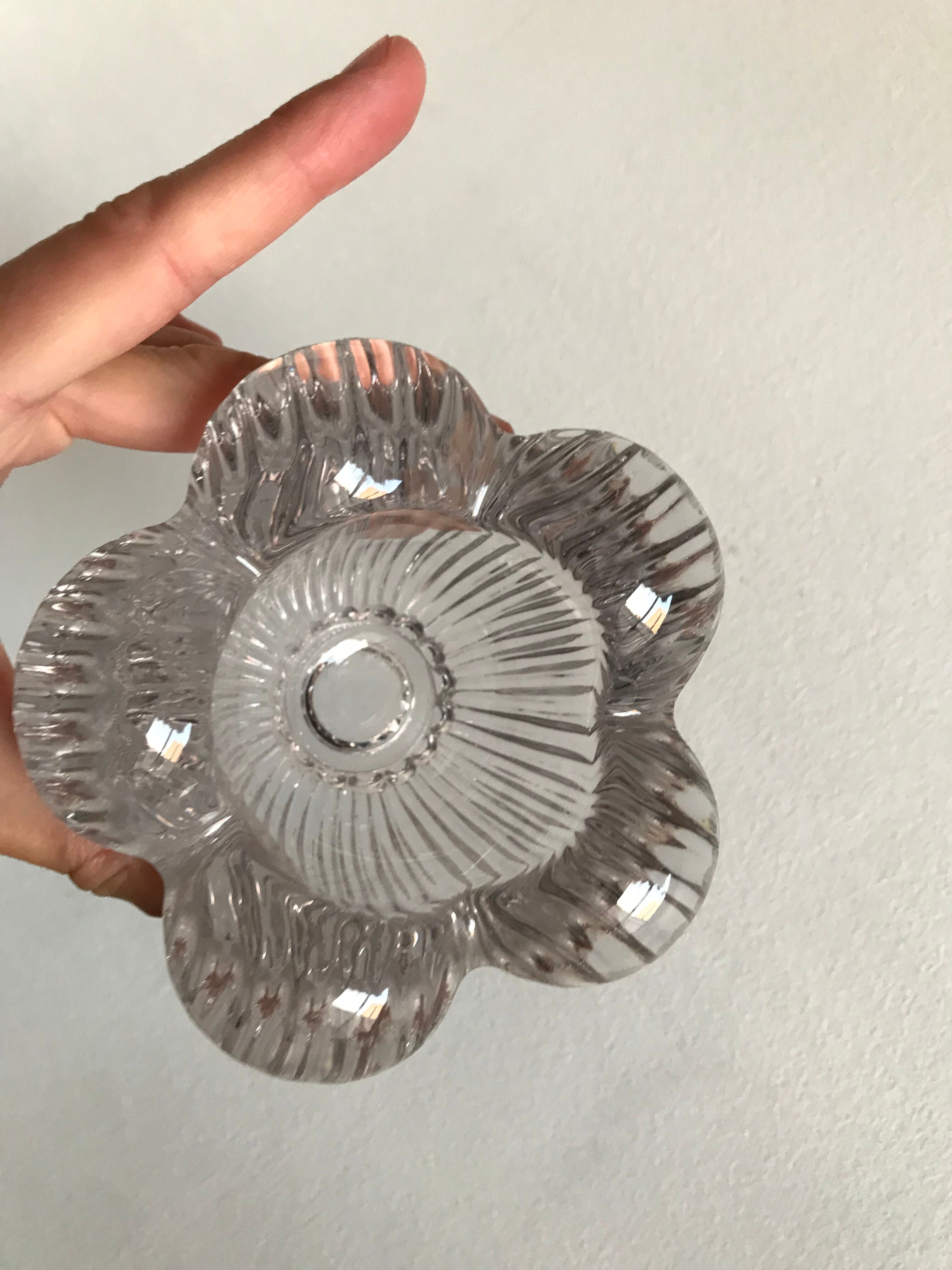 Bougeoir en cristal Pierre d'Avesn
