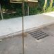 Italian floor lamp in gilded brass with swing arm