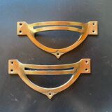 Brass handles for piano set