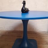 Table ronde piétement d'Étienne Fermigier 1970