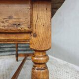 Antique French table farm dining table 19th century 73 x 201 cm
