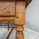 Antique French table farm dining table 19th century 73 x 201 cm