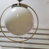 Vintage globe suspension with lower mount - 50s/60s