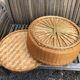 Handmade rattan and bamboo basket