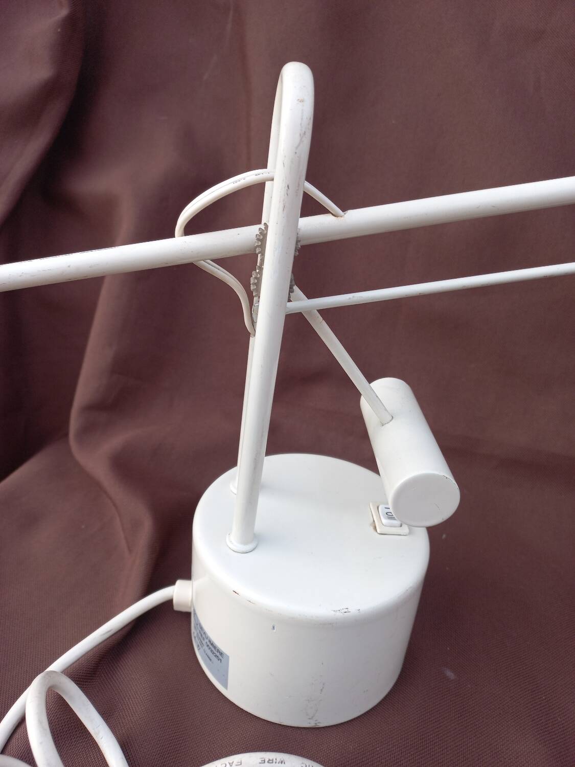 Starmat lamp with counterpoid vintage 80s