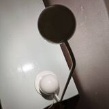 Lampe de bureau en métal blanc 80s Vrieland
