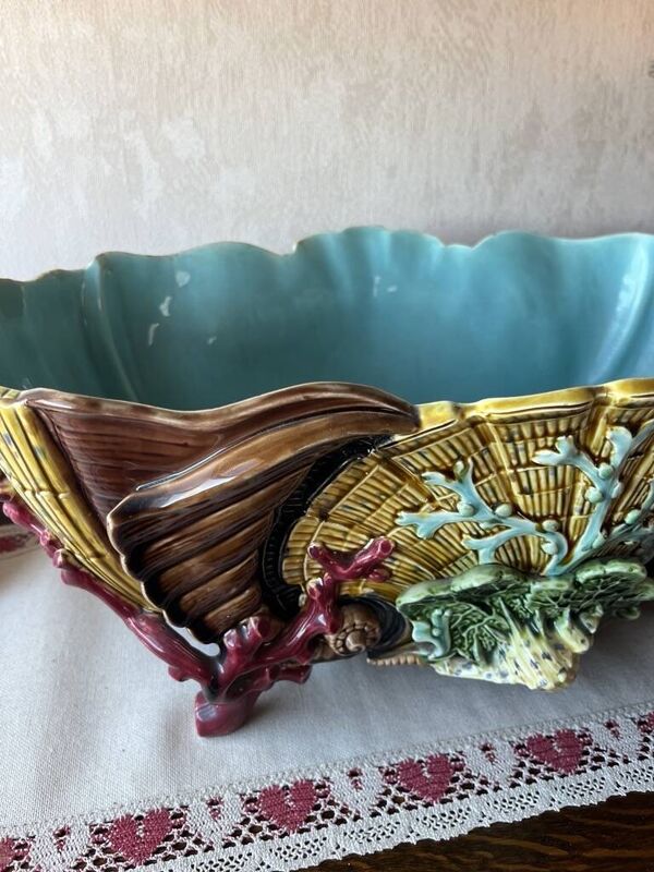 Vasque Sarreguemines Majolica numéroté