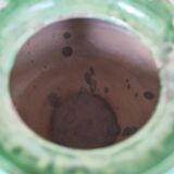 Green stoneware jug