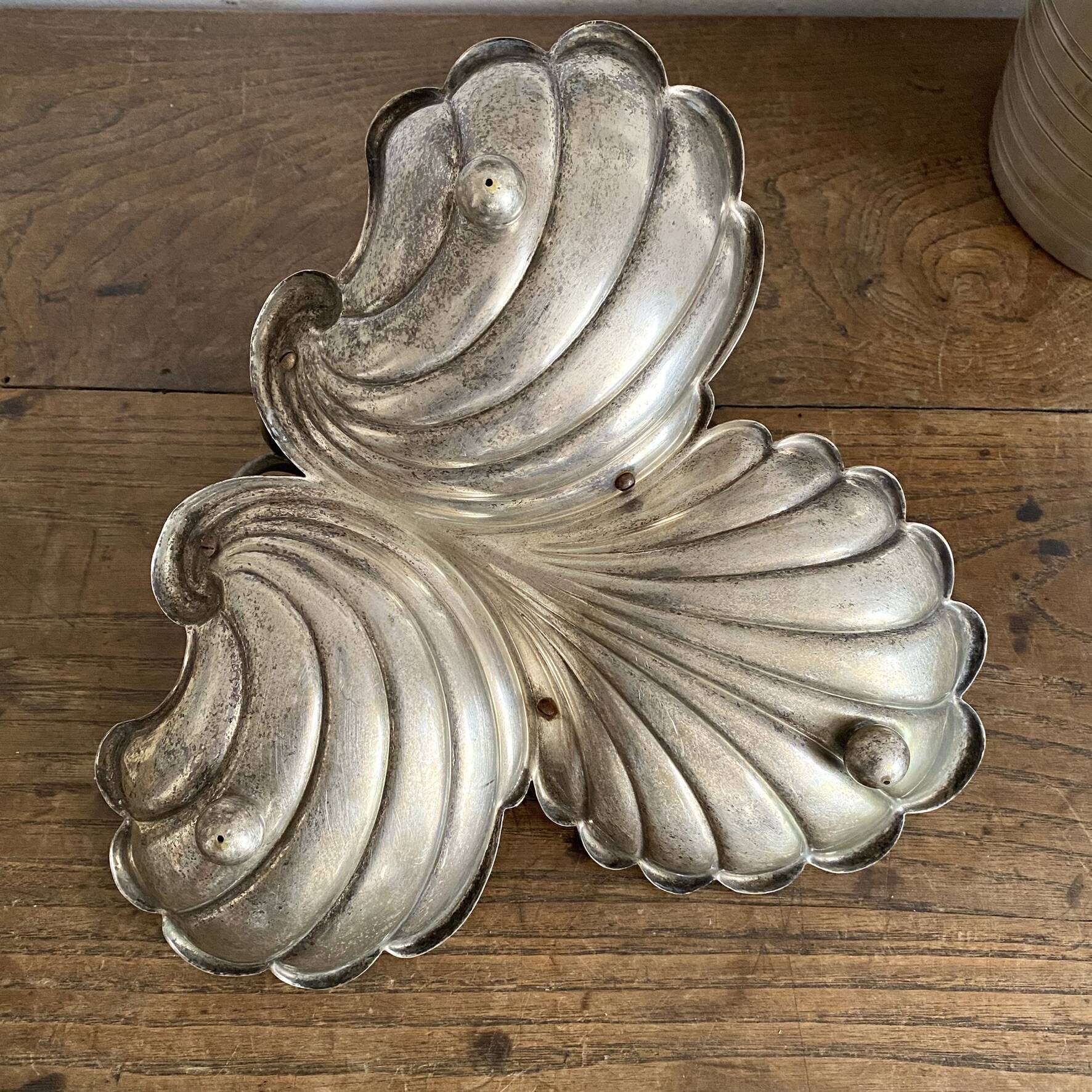 Art Nouveau silver-plated serving tray