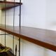 Modular teak storage unit in mid-century style, set of 12, 1960s.