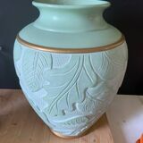 Large green vase