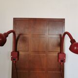 Pair of cobra sconces 1980